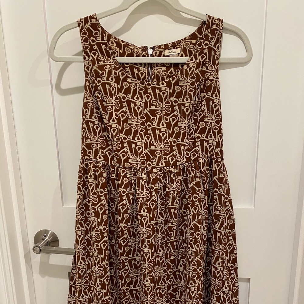 Women’s fun key print dress